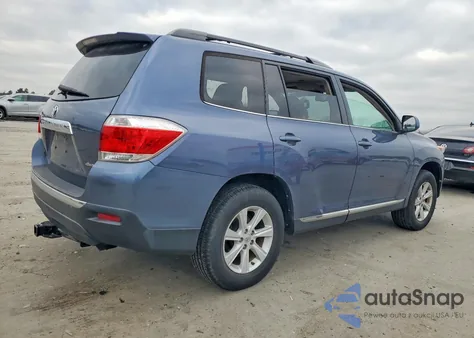 2012 Toyota Highlander Base from USA, damaged, VIN 5TDBK3EH7CS129485